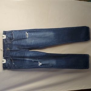 Hollister Men Denim Jeans, Size 32 x 34 , Dark blue